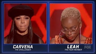 Carvena Jones vs Leah Jenea These Performances would certainly WOW you Season 2 Episode 7 The Four [upl. by Dowling]