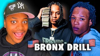 FIRST TIME HEARING AMERICAN DRILL😭🇺🇸 Bronx Drill [upl. by Elbas149]