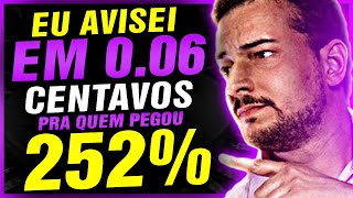 🚨ATENÇÃO MINHA MAIOR APOSTA EM CRIPTOMOEDAS MINHA CRIPTO QUERIDINHA NÃO PARA DE SUBIR VALE CENTAVOS [upl. by Analla]