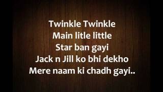 Twinkle Twinkle Hindi Song Lyrics from The Dirty Picture [upl. by Hoem]