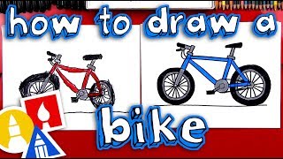 How To Draw A Bike 🚲 [upl. by Teodorico]