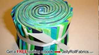 Quiting Pattern Ideas Using Jelly Rolls [upl. by Ecadnak992]