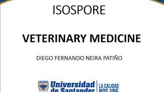 Isospora  Parasitologia Veterinaria [upl. by Ioyal]