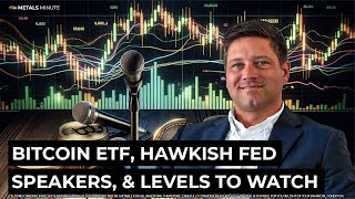 GoldSilver Bitcoin ETF Hawkish Fed Speakers amp Levels to Watch  Metals Minute w Phil Streible [upl. by Eibbil]