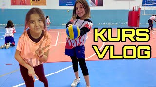 KURS VLOG  Tuananın Voleybol  Eflinin Jimnastik Kursu [upl. by Ettenel]