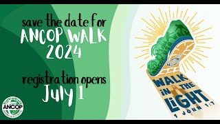 ANCOP USA Walk 2024 Promo 1 [upl. by Coulombe]