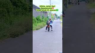 SEREM UCUP JATUH BARENG SEPEDAMOTOR TRAILviralvideotrendingshortviralshortvideotrendviral [upl. by Etiuqram]