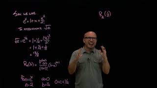 Error Bounds for Taylor Polynomial Approximations [upl. by Myrtle]