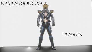 Kamen rider Ixa henshin 3d animation [upl. by Blalock]