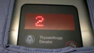 ThyssenKrupp Hydraulic Elevator at Office Building in ATL [upl. by Irtimd]