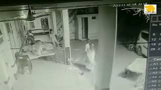 LPG gas cylinder blast in Botad captured in CCTV camera [upl. by Ettesel]