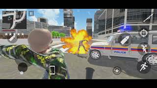 Michael fight with police in Kalu Baba super powers  Indian thief auto game [upl. by Jeannie]