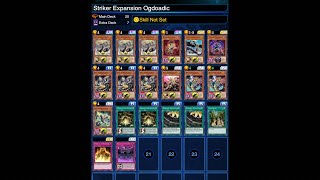 YuGiOh Duel Links  Ogdoadic Trial Deck Gameplay Striker Expansion Loaner Deck [upl. by Nnaeiluj96]