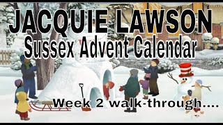 2022 Week 2 Jacquie Lawson Sussex Calendar  Walkthrough Snow Bears and Skating [upl. by Truelove]