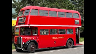 Routemaster 70 RM188 RML880 and Skid Pan RT1530 at Chiswick Business Park 21 July 2024 [upl. by Zelten]