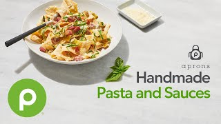 Creamy Pappardelle – Publix Aprons® Cooking School Online [upl. by Hnoj]