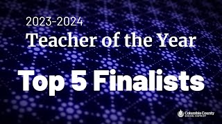 2324 Teacher of the Year  Presentation to Finalists [upl. by Bevvy]