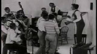 Sir Charles Chaplin The Composer Rare Footage of Charlie Conducting [upl. by Anilahs]