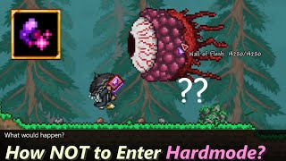 Terraria without Hardmode ─ What would happen if you dont enter the Hardmode after Wall of Flesh [upl. by Nikolaus]