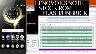 Lenovo K8 Note Stock Rom Download  FlashUnbrick K8 Note [upl. by Trager]