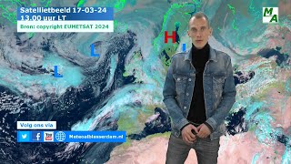 Halverwege komende week begint de astronomische lente temperatuur gaat komende dagen omhoog [upl. by Liman]