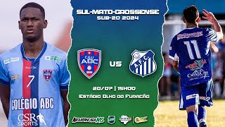 AO VIVO E COM IMAGENS  UNIÃO ABC x AQUIDAUANENSE  CAMPEONATO SULMATOGROSSENSE SUB20 2024 [upl. by Nyral]