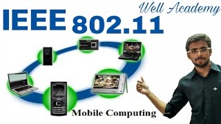 Wireless communication Lecture   IEEE 80211 Architecture  Services EngHindi [upl. by Nylrak690]