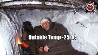 Snow Shelter Survival At 251C  How Snow Shelters Really Work [upl. by Eiram]