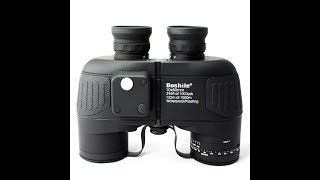 Marine Binoculars boshile 10X50 Zoom Rangefinder Compass Telescope [upl. by Ranita]