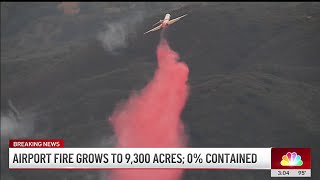 3000 homes in Trabuco Canyon under evac order amid Airport Fire [upl. by Darwen409]