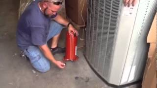 TRANE HEAT PUMP COMPRESSOR REPLACEMENT [upl. by Ahseiym489]