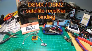 DSMX  DSM2 satellite receiver binding wo standard receiver iRangeX bind module [upl. by Joh]