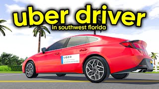 UBER DRIVER ROLEPLAY In Southwest Florida [upl. by Akirej]