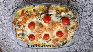 RECIPE  Lekkere makkelijke pastaschotel uit de oven chicken food shortsfeed diy easy recipe [upl. by Alpers143]