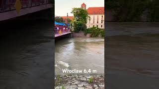 Wroclaw Powódź Wrocław Flood wrocław wroclaw flood breslau [upl. by Nerro868]