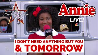 Medley from Annie LIVE  95th Annual Macys Thanksgiving Day Parade 25Nov21 [upl. by Nosna730]