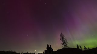 Tempesta solare più intesa degli ultimi 21 anni aurora boreale anche in Italia [upl. by Rutan791]