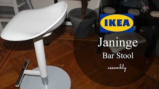 Ikea Janinge Bar Stool Assembly [upl. by Aztilay]