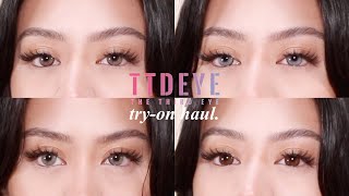 I Found The Most REALISTIC Colored Contacts For Dark Eyes NO BUG EYE EFFECT [upl. by Templer]