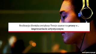 Realizacja dźwięku i produkcja muzyczna specjalnościami Twoich marzeń [upl. by Hanyaz]