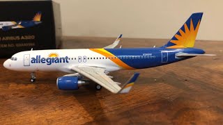 Allegiant A320  Gemini Jets  Review Video [upl. by Gordan]