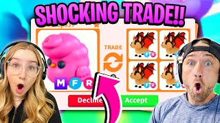 We Trade ALL NEW MEGA CANDYFLOSS CHICK in Adopt ME Roblox [upl. by Glantz]