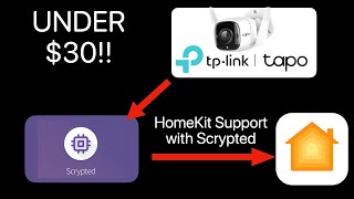 HowTo HomeKit Video With a 30 Cam Using Scrypted  ONVIF Camera Setup Guide [upl. by Eanyl]