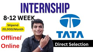 Tata Bulk Internship Official Announcement  BEBTECHMCAMBACA Can Apply  Summer Winter Hiring [upl. by Arreyt]