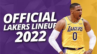 Lakers Official Lineup 2022  Los Angeles Lakers Official Roster 2022 [upl. by Eliathan]