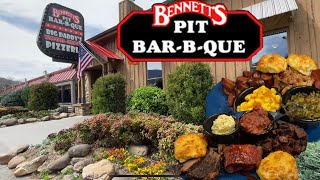 BENNETTS PIT BARBQUE  Gatlinburg Tennessee  Restaurant amp Food Review [upl. by Ramuk]