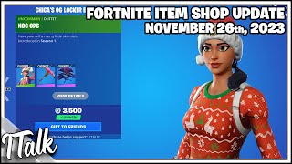 NOG OPS IS BACK Fortnite Item Shop November 26th 2023 Fortnite OG [upl. by Fionna]