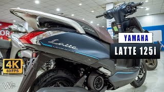 Yamaha Latte 125i 2024 Cho Nữ Phiên Bản Giới Hạn  Xanh Nhám  Walkaround [upl. by Warfield]