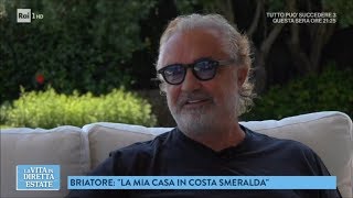 Vacanze lusso e libertà intervista a Flavio Briatore  La vita in diretta estate 30072018 [upl. by Palmore]