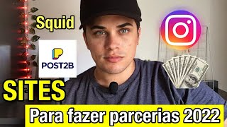 Como conseguir parcerias no Instagram e ganhar dinheirosites que os influenciadores usam 2022 [upl. by Anoj401]